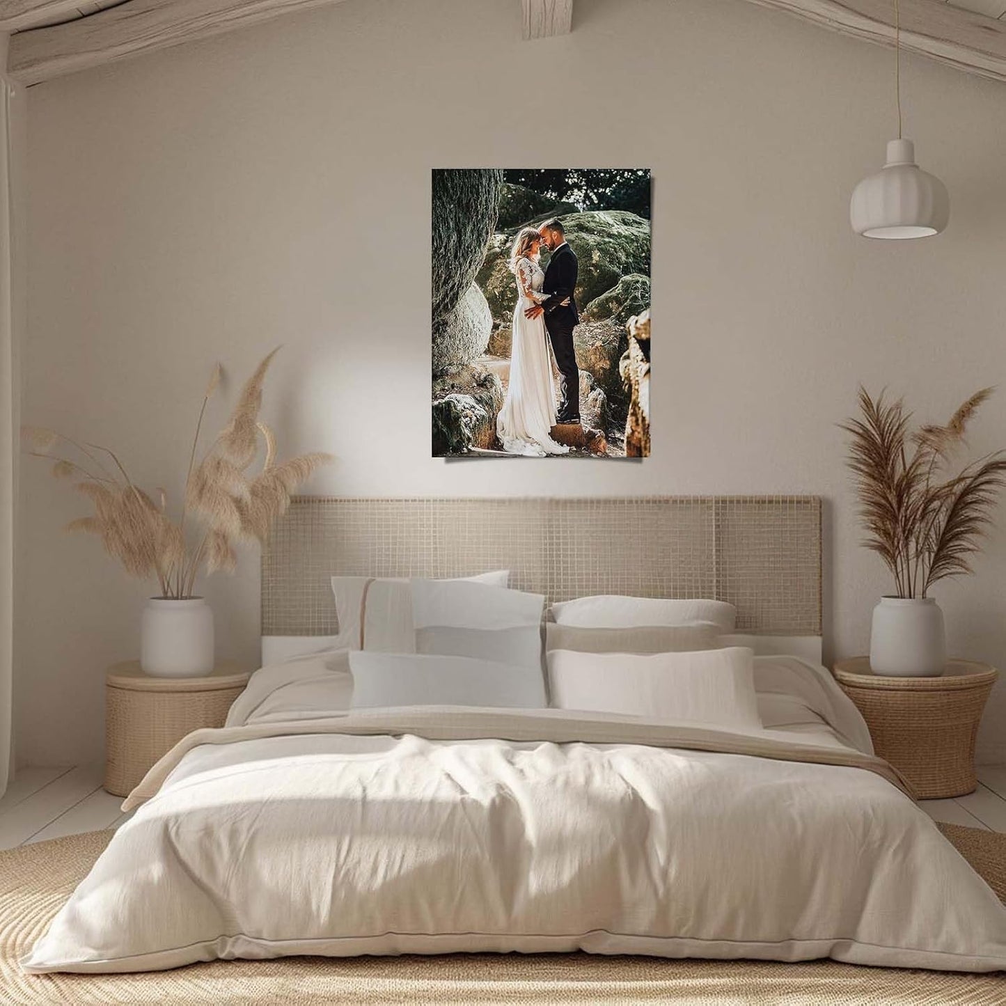 Personalized Custom Canvas Prints: Photo On Canvas (Framed Canvas, 18X24) Transform Your Photos into Stunning Framed Wall Art Digitally Printed Photo To Canvas Ideal for Home Decor