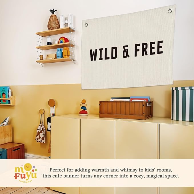 Playroom Boys Room Decor, Kids Room Wall Decor Canvas Banner - Adventure Nursery Wall Hanging for Nursery 30x20 Inch