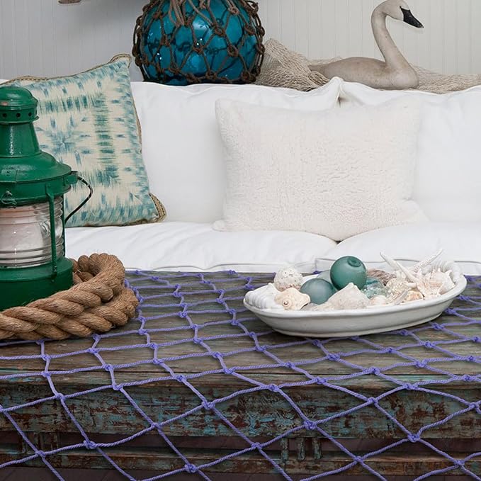 2 Pack Fish Net Decorations for Party