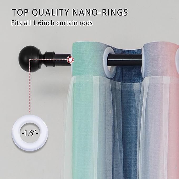 XiDi Pink Grey 84 inchs Long Curtains for Bedroom, Girls Room Wall Decoration Green Curtain, Nursery Curtains Room Darkening, Blackout Curtain 52 inches Wide 1 Panel