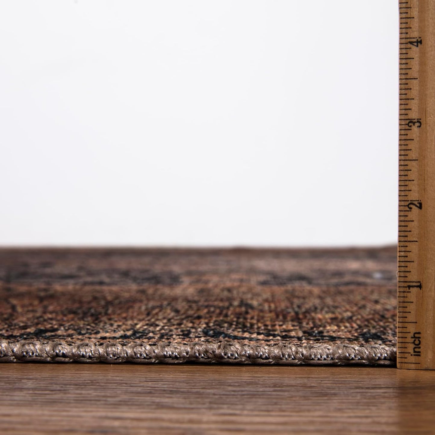 Keen Home Design 2x10 Rug - Machine Washable Runner Rug with Non-Slip Backing, Ideal for Hallway, Entryway, Kitchen, Laundry Room - Vintage, Easy Clean, Durable, Low Pile - (2'6" x 10')