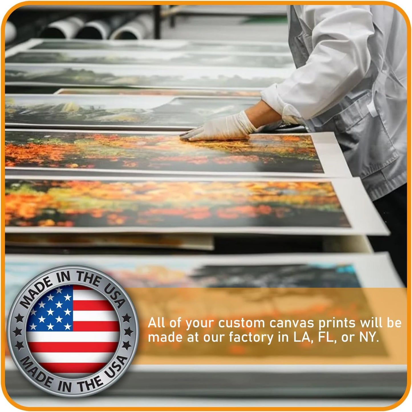 xzartdiy Custom Canvas Prints with Your Photos - Personalized Picture Print Customized Gifts for Family Home Office Wall Art Decor, Wrapped Canvas 24x40inch
