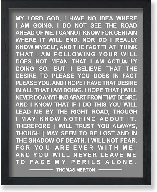 Poster Master Motivational Poster - Christian Print - I Will Not Fear For You Are Ever With Me, Prayer, Bible, Faith - 11x14 UNFRAMED Wall Art - Gift for Religious, Friend - Wall Decor for Home