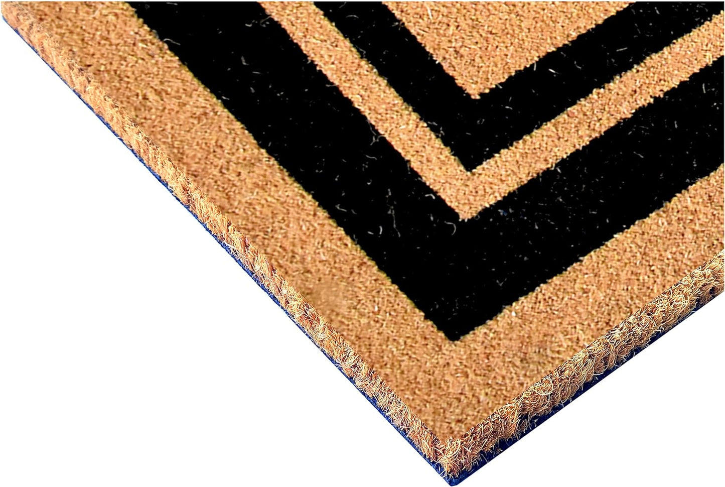 Calloway Mills 152963672P Black Border 36" x 72" Monogram Doormat Letter (P)