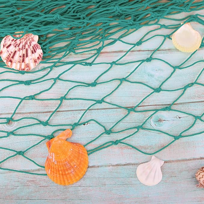 2 Pack Fish Net Decorations for Party