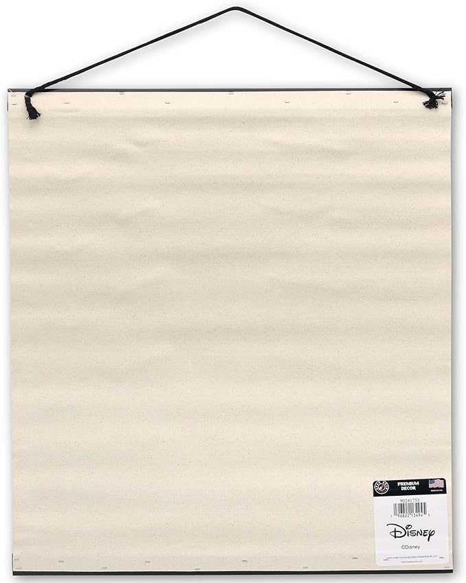 Open Road Brands Disney Villains Bad Vibes Only Hanging Canvas Banner - Fun Villain Wall Decor for Movie Room or Bedroom