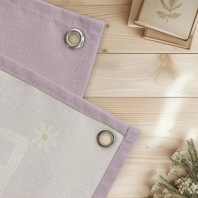 Reading Nook Read More Books Banner - Purple Book Lover Decor, Classroom Pastel Reading Party Decorations, Kids Library Wall Hanging, Daisy Flower Linen Canvas Flag for Nursery, Playroom, Homeschool, 20x30 Inch
