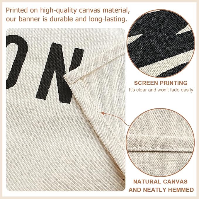 Canvas Banner Hanging Flag Banner for Nursery and Playroom Wall Décor for Kids Trendy Room Décor for Boys and Girls (Courage)
