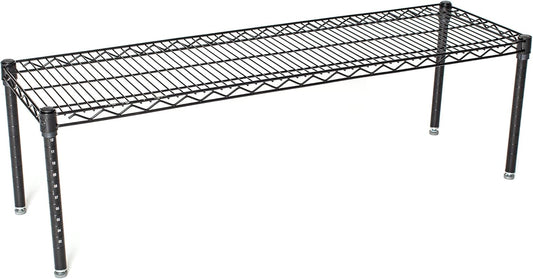 Omega Products Corporation 14" Deep x 30" Wide x 14" High Black Stationary Dunnage Rack