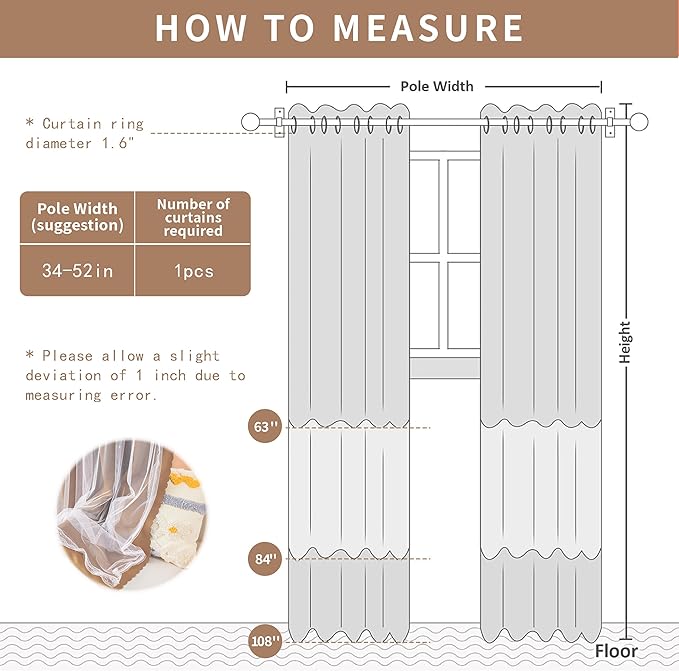 XiDi Blackout Curtains for Bedroom Windows - 96 in Long, 52 in Wide, 2 Panel Brown Unicorn Pattern for Girls & Kids Room Decor