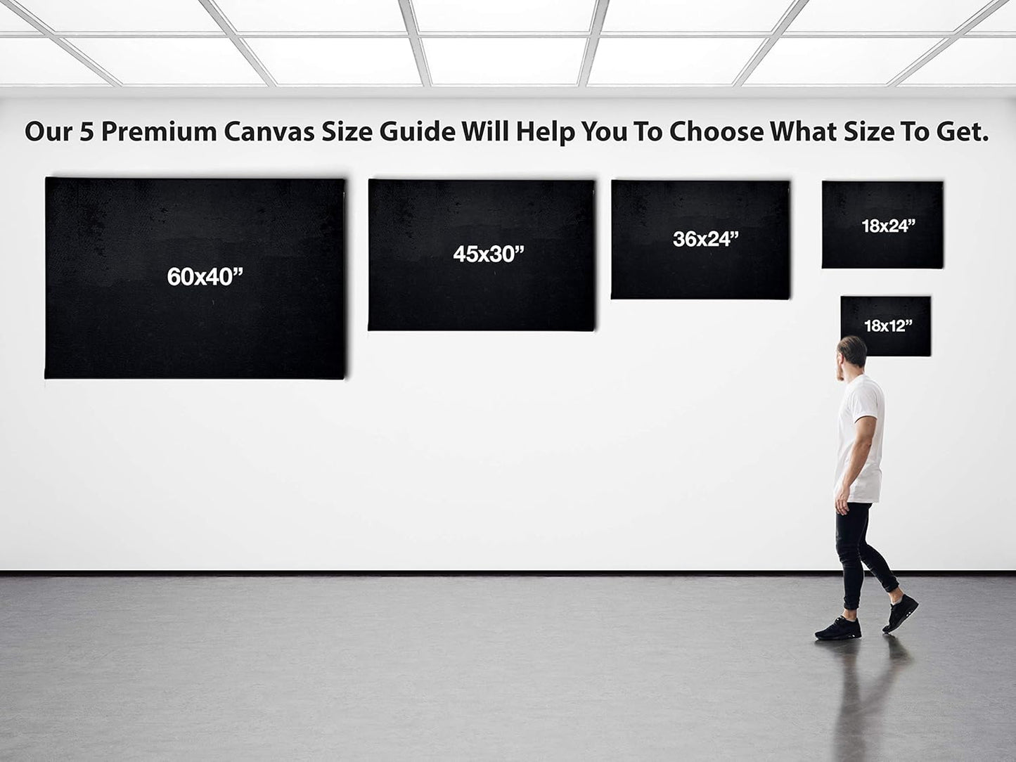 Death Star Inspired Canvas Print Wall Art | Futuristic Space Station Artwork | Smooth Surface Home Decor – Various Sizes (12in x 8in Modern Black Framed)