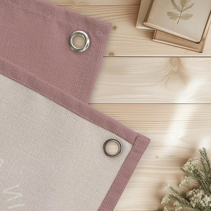 Girls Room Decor, Wildflower Nursery Decor, In a Field Full of Roses She Is a Wildflower Banner, Pink Linen Banner Flag Decor for Little Girl Baby Girl, Girls Room Wall Decor Canvas Banner