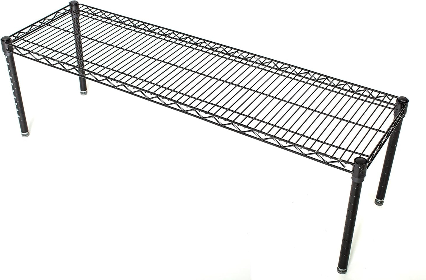 Omega Products Corporation 24" Deep x 42" Wide x 14" High Black Stationary Dunnage Rack