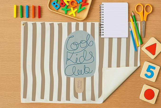 Cool Kids Club Nursery Canvas Banner-Hanging Rectangular Flag Sign for Baby Boy Girl Kids Teen,Bedroom Reading Room Playroom Decoration,Baby Shower Birthday Christmas Gift