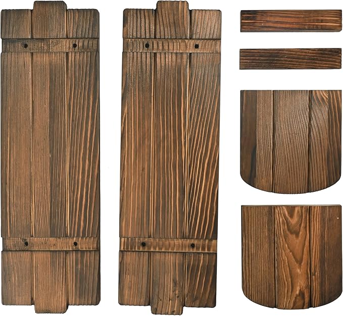 Sconces Wall Decor Set of 2, Wall Candle Holder Rustic Home Decor, Farmhouse Wall Art Floating Candle Sconces Shelf Wooden Wall Decorations for Living Room, Dining Room, Bedroom, Bathroom