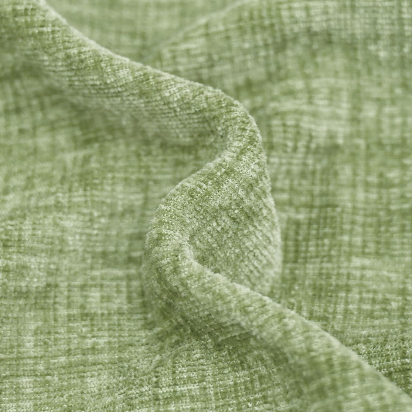 CaliTime Throw Pillow Covers Decorative 16 X 26 Inches Pack of 2 Cozy Chenille Cushion Cases for Couch Sofa Bed Living Room Home Sage Green