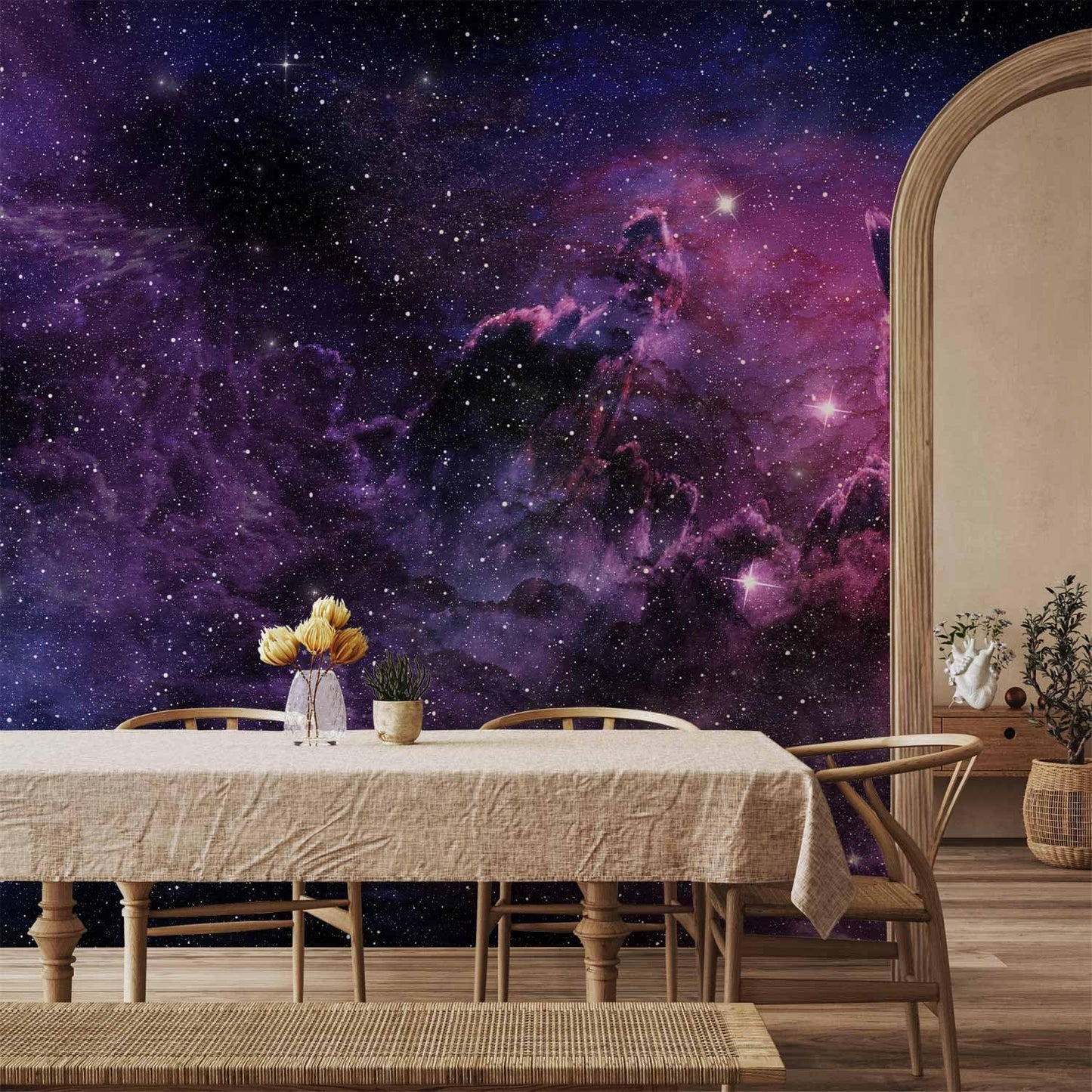 artgeist Premium Wall Mural Cosmos Galaxy 177x124 in - XXL Non-Woven Wallpaper Fleece Wall Decor Photo Print Picture Image Design Home a-C-0022-a-a