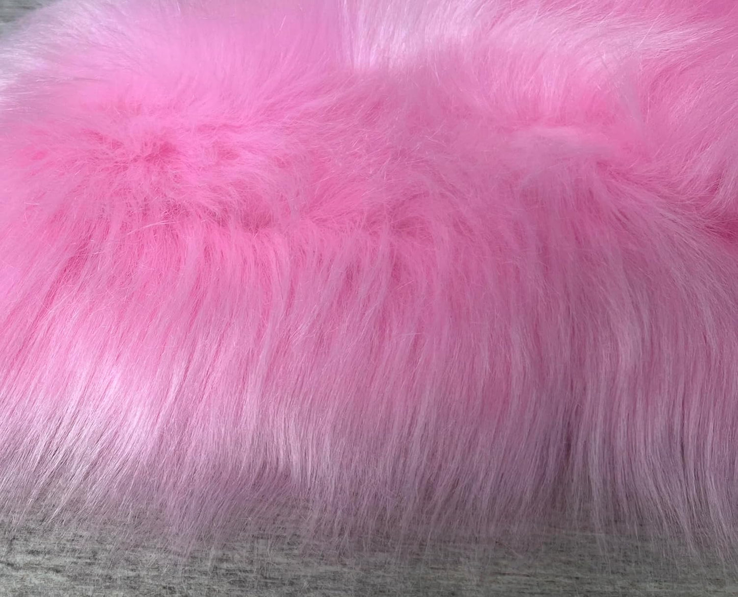LAMBZY Faux Sheepskin Super Soft Hypoallergenic Free Shape Silky Shag Rug, Luxury Shaggy Plush Carpet for Bedrooms Living Kids Room Sofa Rugs (Pink, Single and a Half 2'x4')