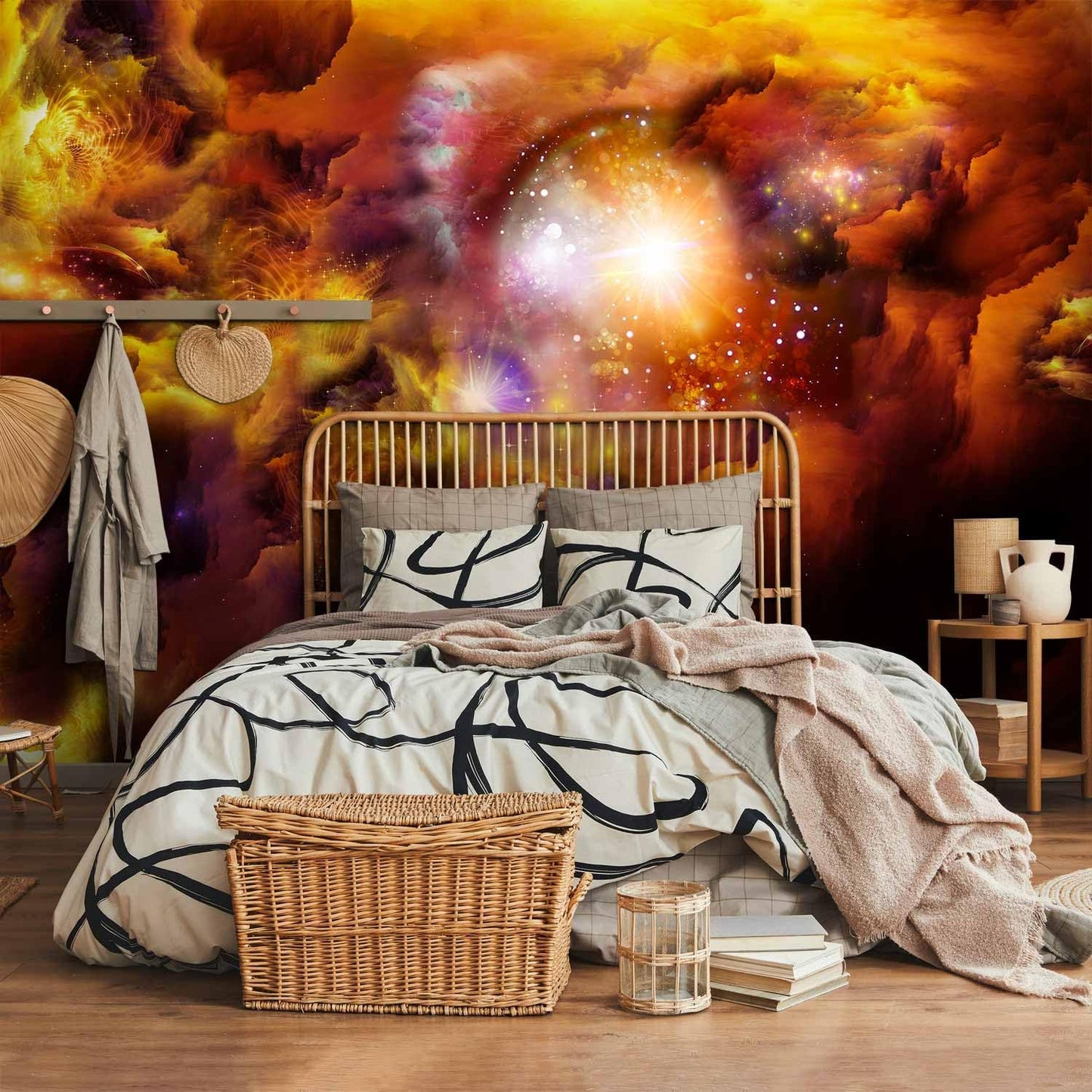artgeist Premium Wall Mural Cosmos Galaxy 197x138 in - Non-Woven Wallpaper Fleece Wall Decor Photo Print Picture Image Design Home n-A-0027-a-d