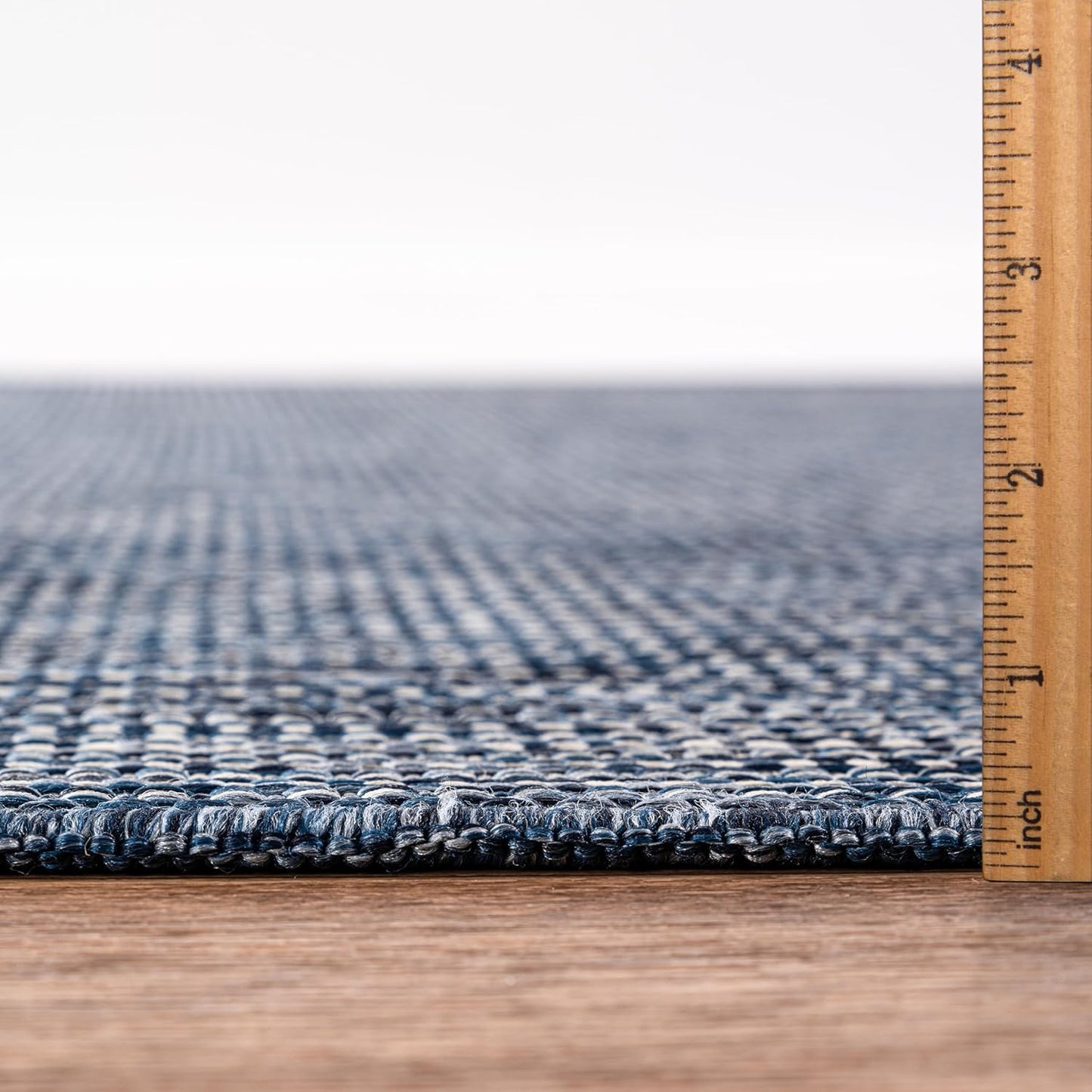 Keen Home Design Terrace Outdoor Round Rug - 8ft Round Washable Indoor/Outdoor Rug for Patio, Kitchen, Balcony, Beach, Garden, Deck and Porch, Size: 7'7" Round