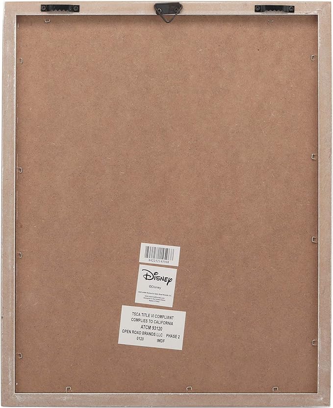 Disney Mickey Mouse Do the Impossible Framed Wood Wall Decor