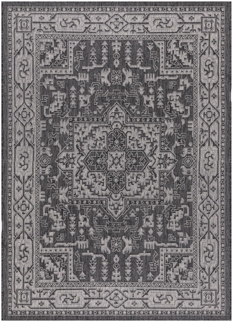 Keen Home Design Terrace Outdoor Area Rug - 10x14 Washable Indoor/Outdoor Rug for Patio, Kitchen, Balcony, Beach, Garden, Deck and Porch, Size: 10'x14'