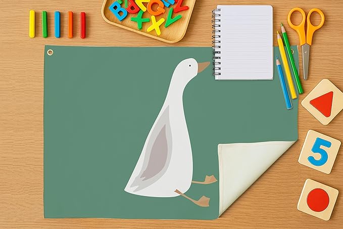 Silly Goose Quote-Nursery Rectangular Canvas Banner Wall Decor for Nursery Bedroom Playroom Decor,Poster Flag Sign Wall Art for Baby Boy Girl Kids-Baby Shower Birthday Christmas Gift-Home Decor