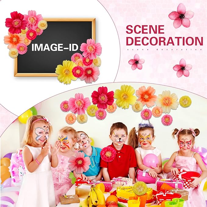 Crowye 12 Pcs Large Colorful Tissue Paper Flowers Decorations 20" Giant Fiesta Craft Crepe Paper Flowers for Wall Decor Backdrop Mexican Wedding Birthday Carnival Party (Fresh Color)