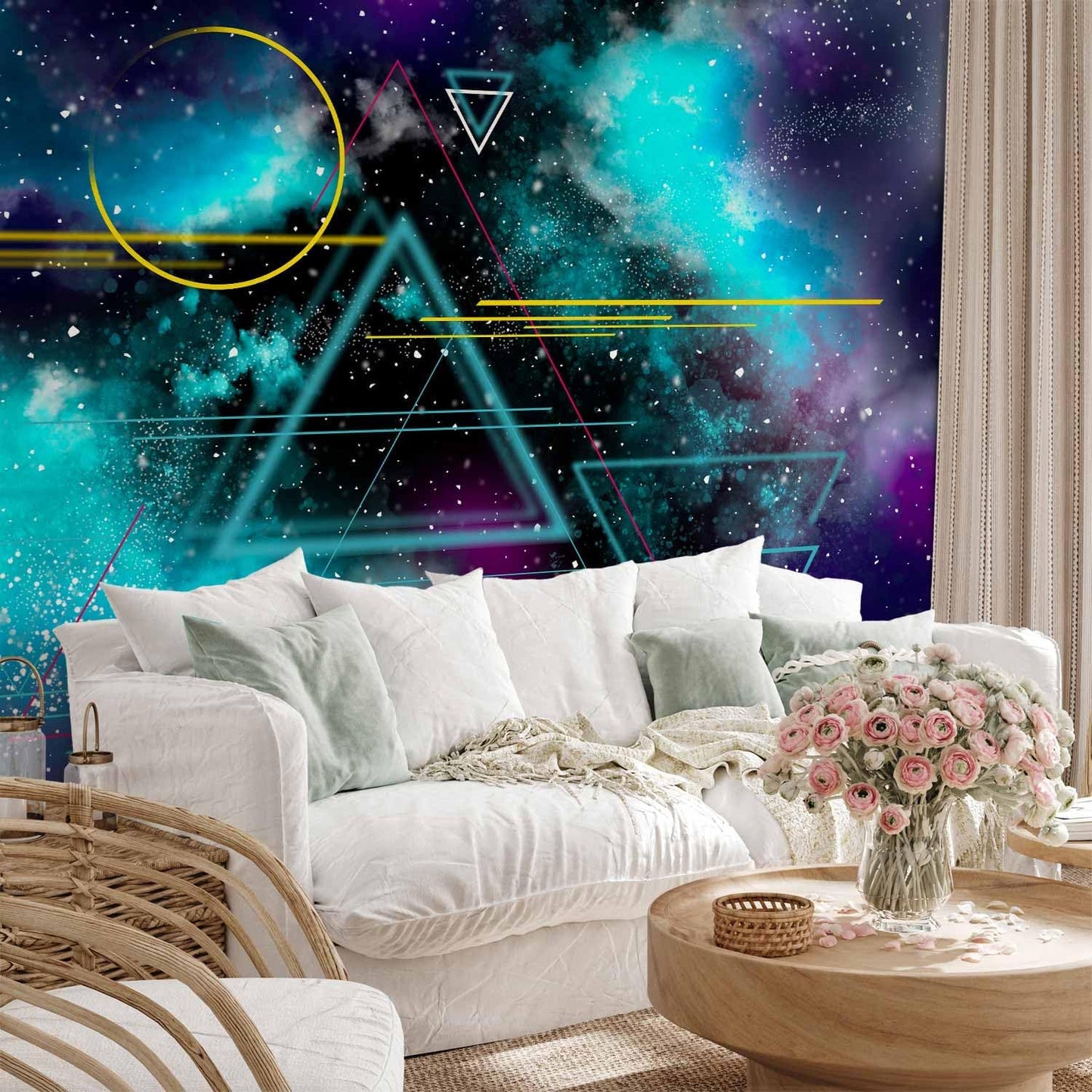 artgeist Premium Wall Mural Galaxy 157x110 in - Non-Woven Wallpaper Fleece Wall Decor Photo Print Picture Image Design Home Mural Cosmos Galaxy Cosmonaut Astronaut a-A-10328-a-a