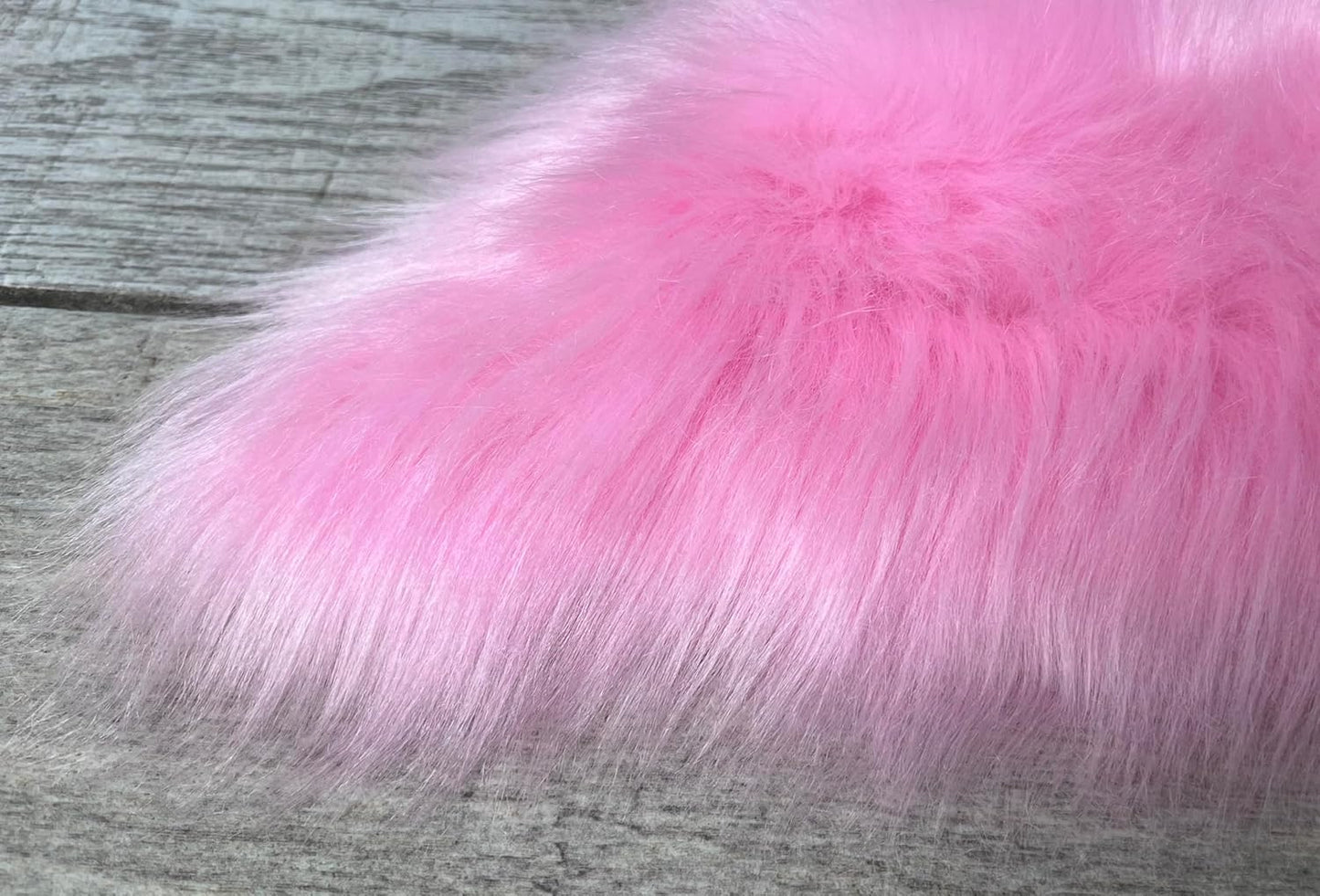 LAMBZY Faux Sheepskin Super Soft Hypoallergenic Free Shape Silky Shag Rug, Luxury Shaggy Plush Carpet for Bedrooms Living Kids Room Sofa Rugs (Pink, Double Side by Side 3'x4')
