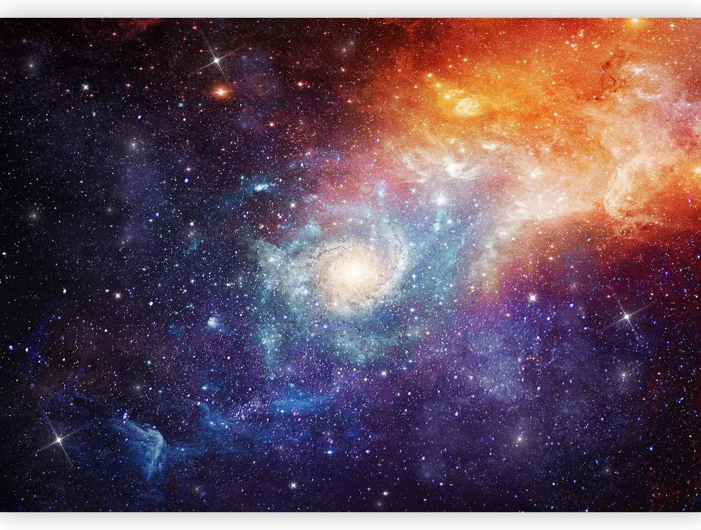artgeist Premium Wall Mural Cosmos Galaxy 138x101 in - XXL Non-Woven Wallpaper Fleece Wall Decor Photo Print Picture Image Design Home f-C-0101-a-a
