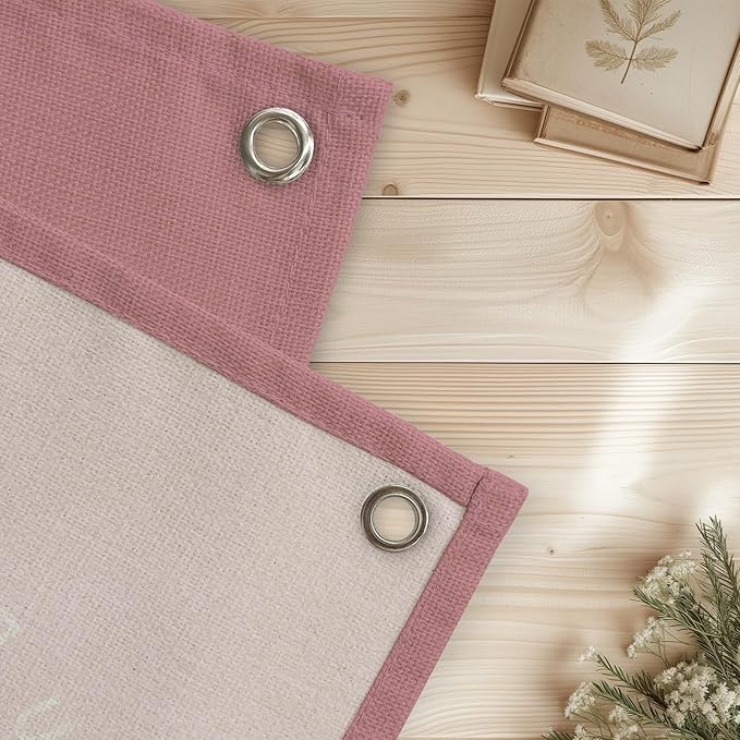 Girls Room Decor, Wildflower Baby Girl Nursery Decor, Baby Shower Pink Linen Canvas Banner, Wall Hanging Banner Flag 20x30 Inch - Hot Pink