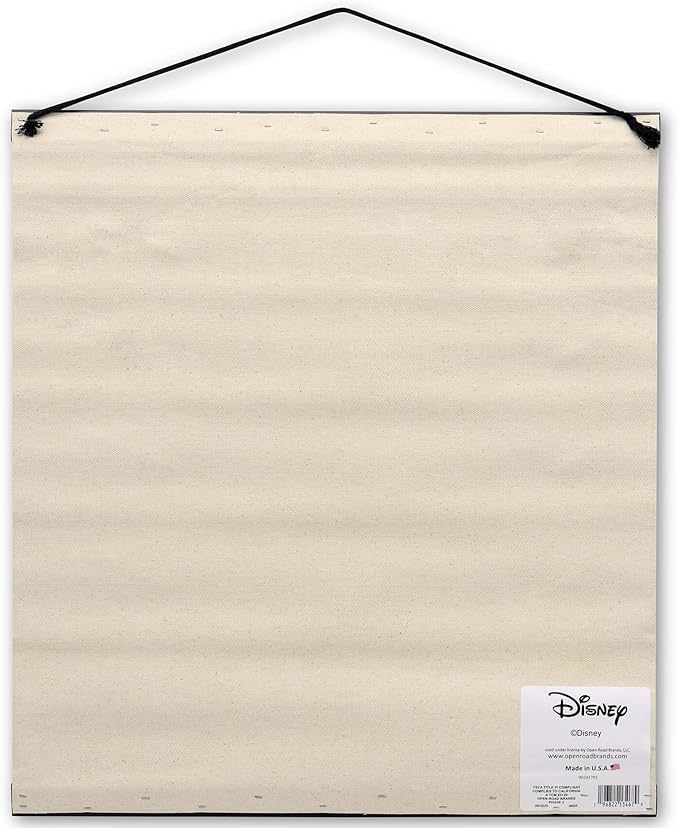 Open Road Brands Disney Villains Ursula Mermaid Melodies Hanging Canvas Banner - Fun Ursula Wall Decor for Movie Room or Bedroom