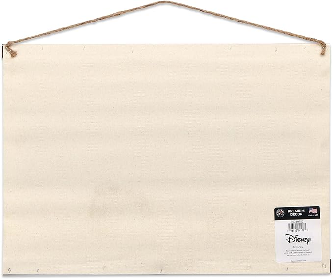 Open Road Brands Disney Winnie the Pooh Good Friends Hanging Canvas Banner - Adorable Winnie the Pooh Wall Decor for Home