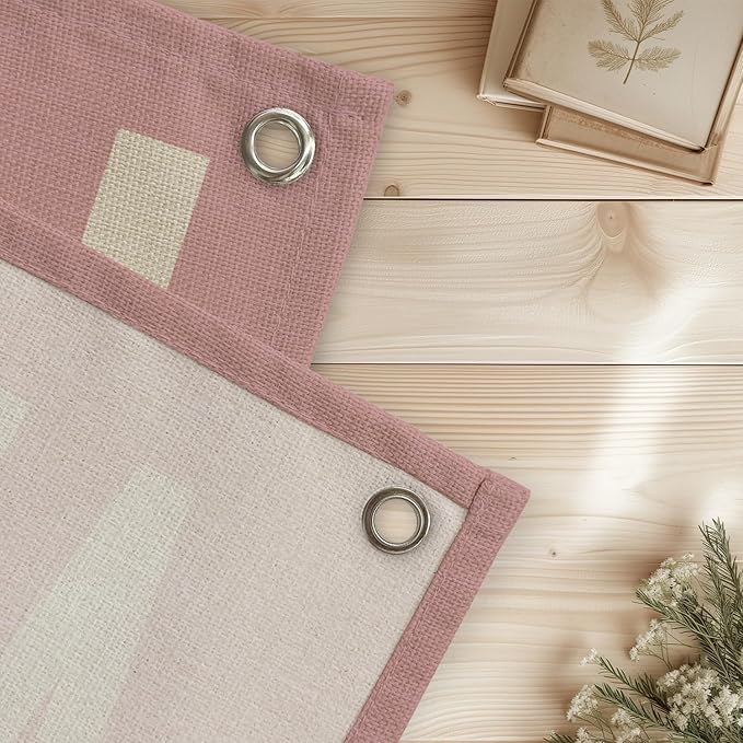 Pink "AMEN" Wall Art 20x30 Inch - Coquette Christian Decor, Girls Bedroom Hanging, Linen Prayer Banner, Nursery Faith Sign, Blush Religious Gift, Church Baptism Decor