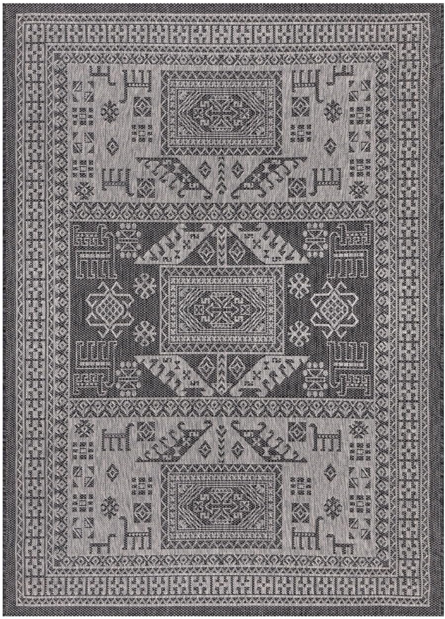 Keen Home Design Terrace Outdoor Area Rug - 10x14 Washable Indoor/Outdoor Rug for Patio, Kitchen, Balcony, Beach, Garden, Deck and Porch, Size: 10'x14'