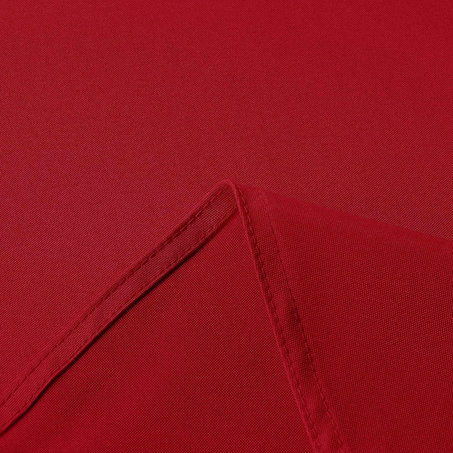sancua Rectangle Tablecloth - 70 x 90 Inch - Stain and Wrinkle Resistant Washable Polyester Table Cloth, Decorative Fabric Table Cover for Dining Tables, Buffet Parties, Christmas Red