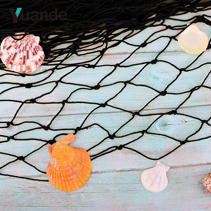2 Pack Fish Net Decorations for Party