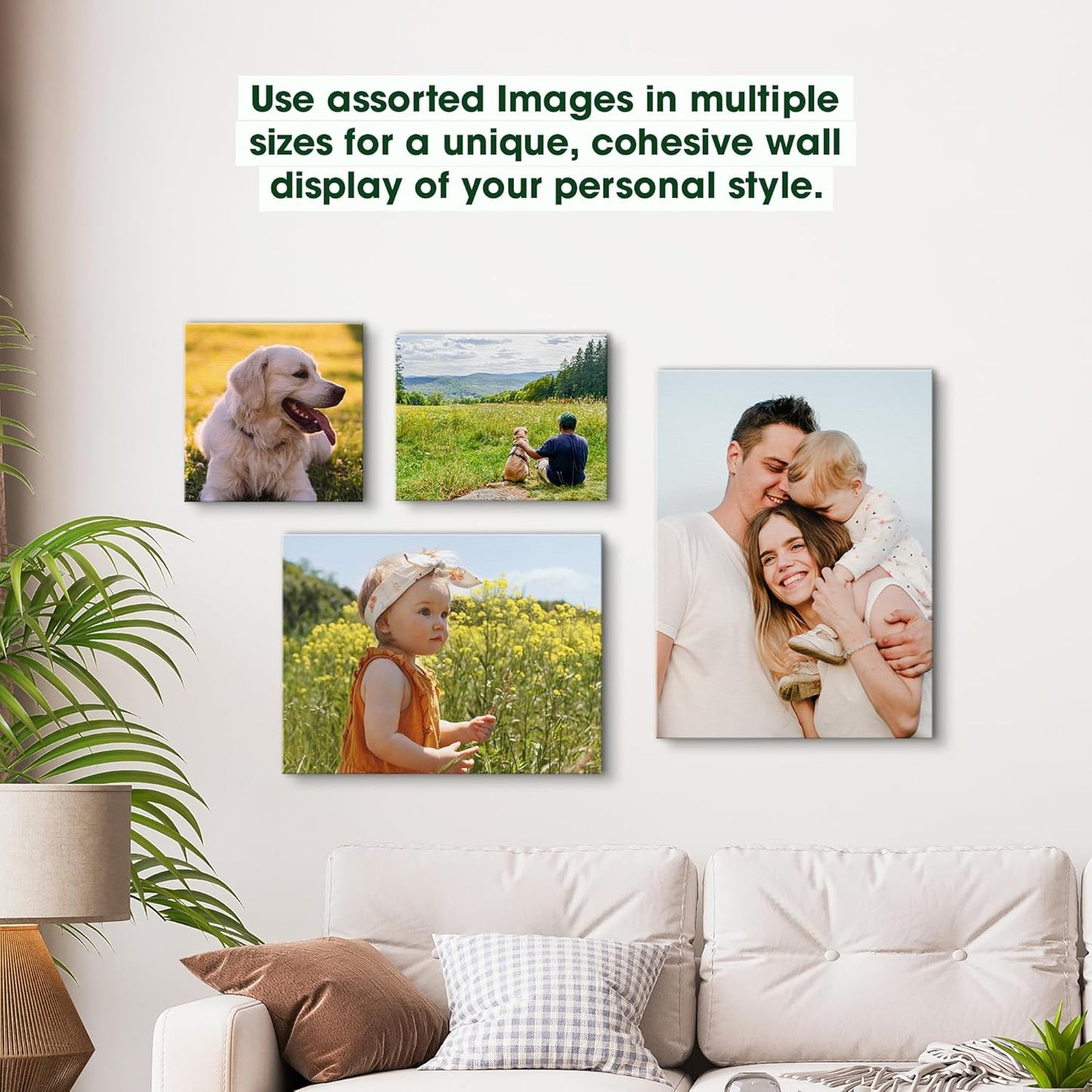 Custom Canvas Prints with Your Photos – Personalized Picture To Canvas Wall Art, Perfect for Home Decor, Gifts & Keepsakes, Ready to Hang (16" L x 20" W x .75”D, Brazillian Barnwood)