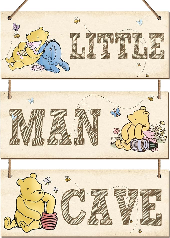 BirtDerr Winnie Nursery Decor, the Pooh Sign, Winnie Baby Nursery Decor, Winnie Baby Stuff, Winnie Baby Room Decrations, Winnie Room Decor