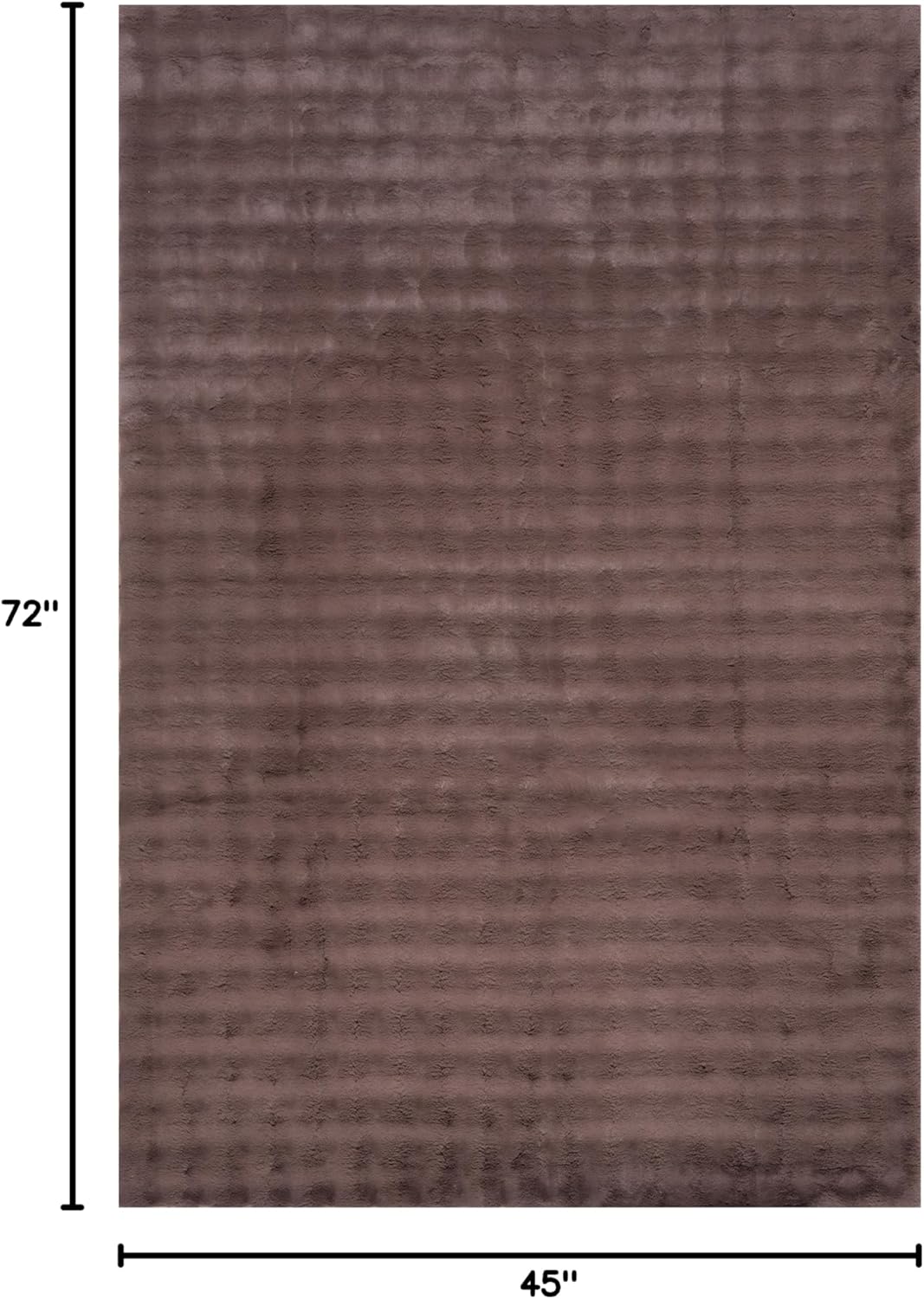nuLOOM Jeni Checkered 3'9" x 6' Machine Washable Area Rug for Living Room Bedroom Dining Room Kitchen, Dark Brown