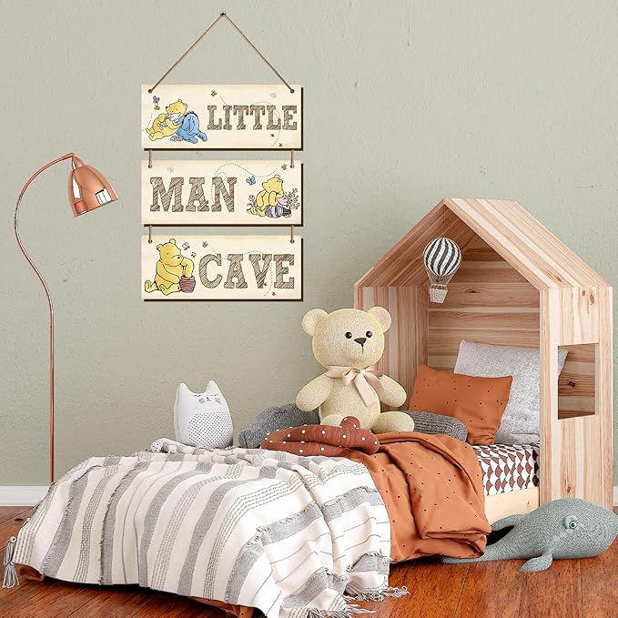 BirtDerr Winnie Nursery Decor, the Pooh Sign, Winnie Baby Nursery Decor, Winnie Baby Stuff, Winnie Baby Room Decrations, Winnie Room Decor