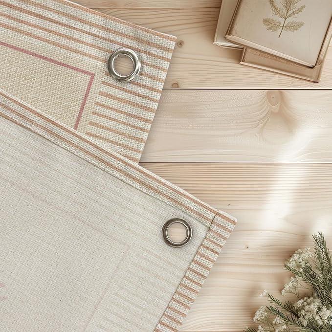 Wildflower Nursery Decor, Girls Room Decor - In a Field Full of Roses She Is a Wildflower Pink Linen Banner Flag for Little Girl Baby Girl - Pink Line