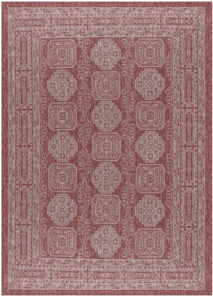 Keen Home Design Terrace Outdoor Area Rug - 10x14 Washable Indoor/Outdoor Rug for Patio, Kitchen, Balcony, Beach, Garden, Deck and Porch, Size: 10'x14'