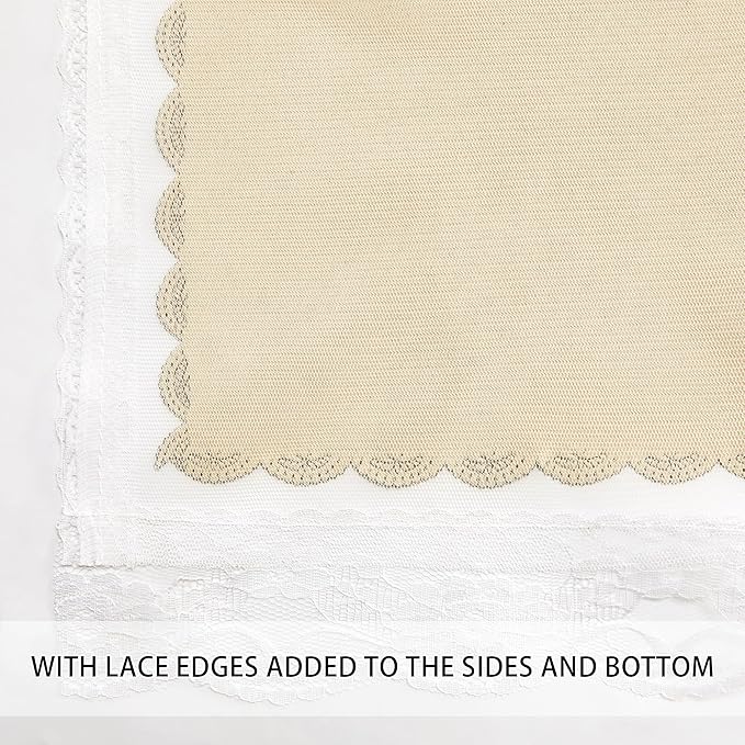XiDi Curtains for Bedroom Decor Beige52/72/1