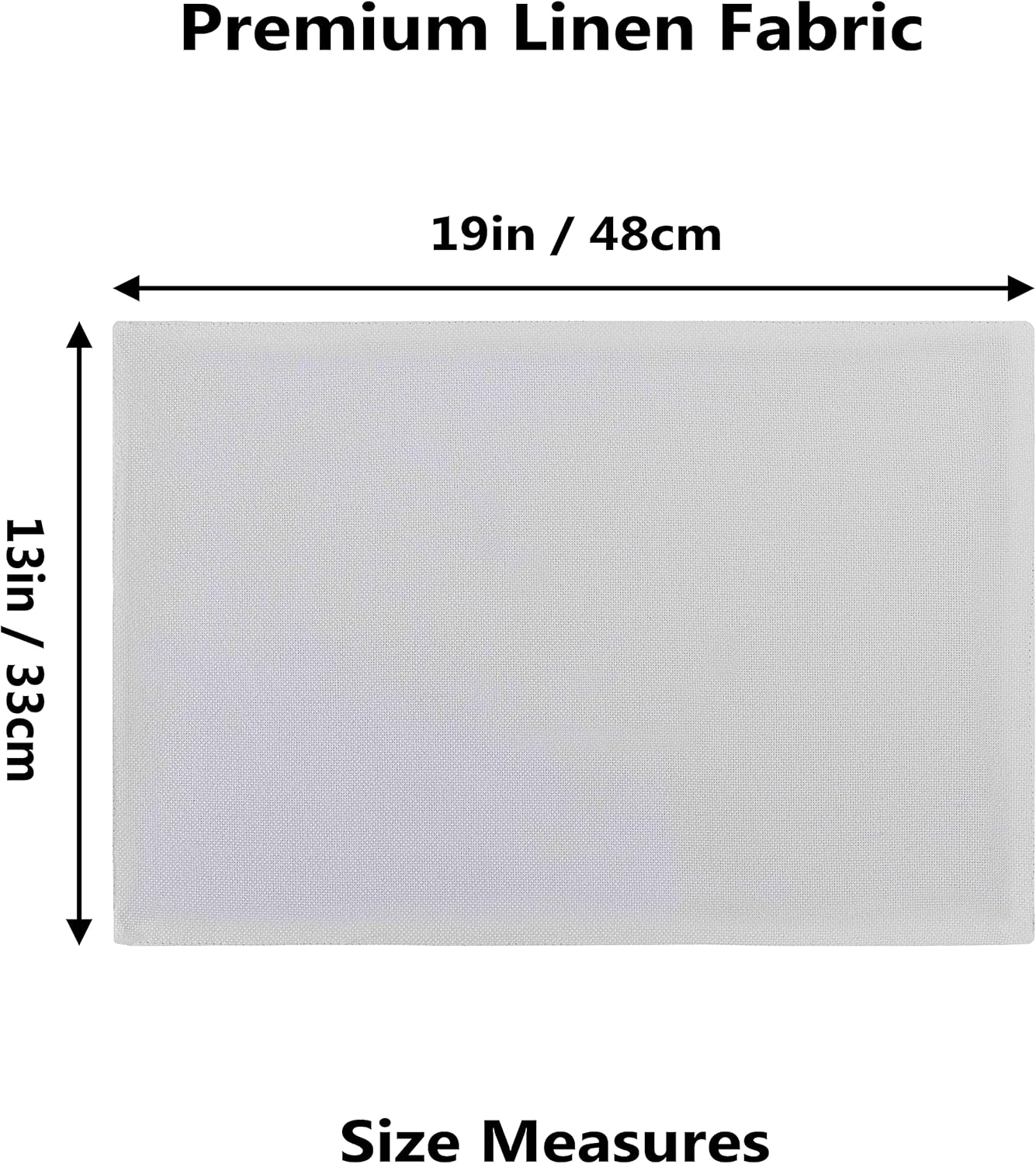 Home Brilliant White Placemats Set of 8 Cloth Placemat Decorations Heat Resistant Washable Place Mats Set of 4 for Wedding Birthday Party, White