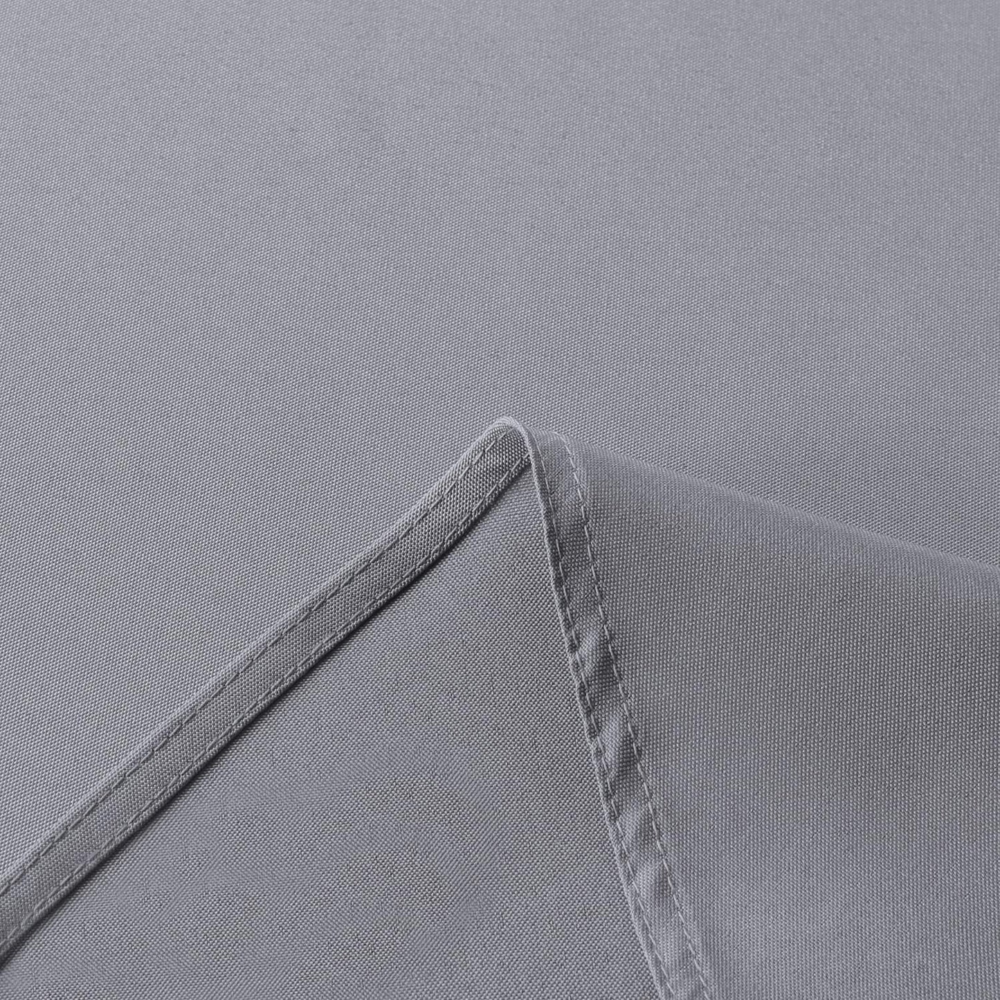sancua Rectangle Tablecloth - 54 x 108 Inch - Stain and Wrinkle Resistant Washable Polyester Table Cloth, Decorative Fabric Table Cover for Dining Tables, Buffet Parties and Camping, Light Grey