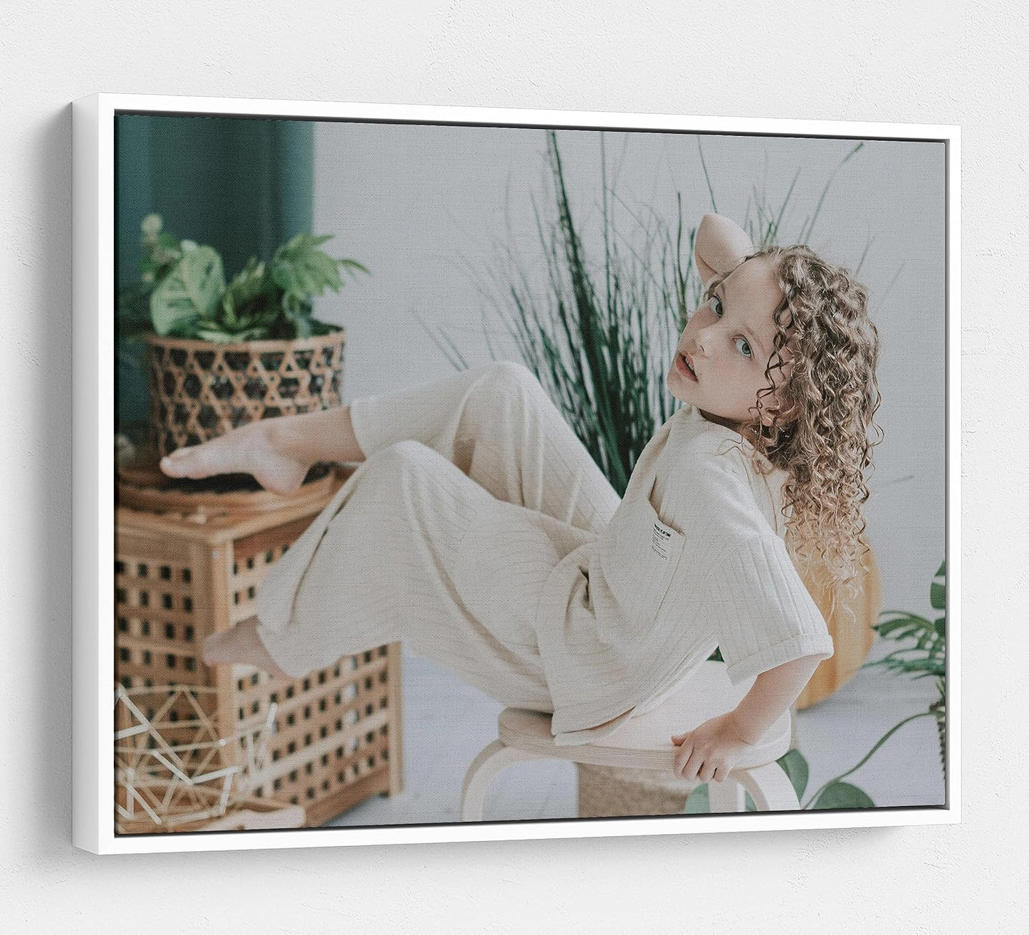 Personalized Custom Canvas Prints: Photo On Canvas (White, 12x18) Transform Your Photos into Stunning Framed Wall Art Digitally Printed Photo To Canvas Ideal for Home Decor, Gifts Keepsakes.