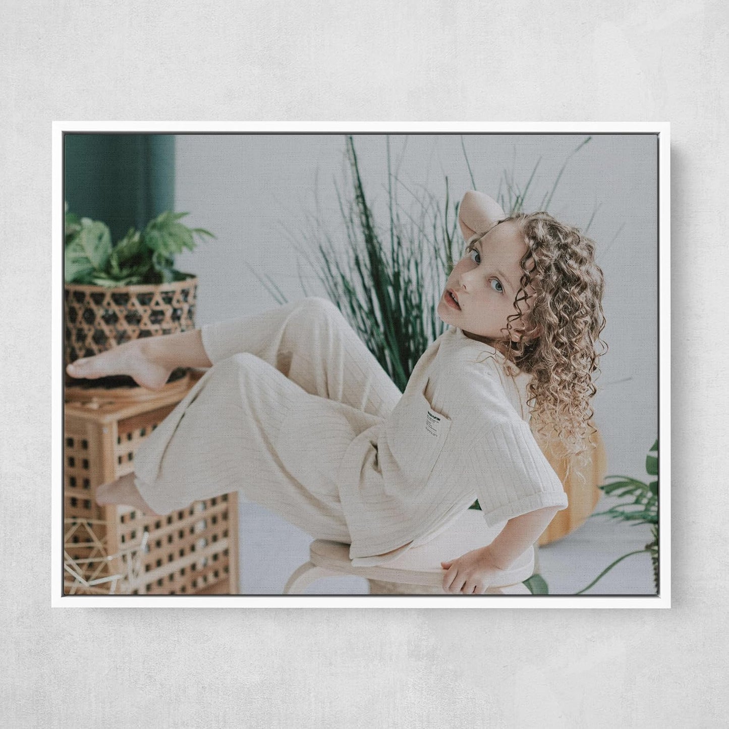 Personalized Custom Canvas Prints: Photo On Canvas (White, 11x14) Transform Your Photos into Stunning Framed Wall Art Digitally Printed Photo To Canvas Ideal for Home Decor, Gifts Keepsakes.