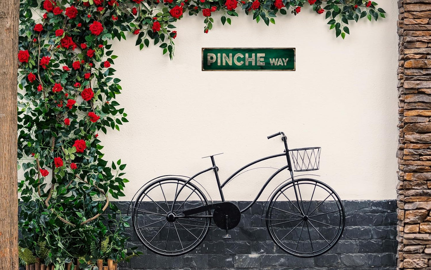 Vintage Tin Sign Retro Metal Pinche Way Signs Stylish Wall Art Plaques for Home Decor Bathroom Kitchen House and Gothic Wall Decor or as a Unique Poster 16x4 in
